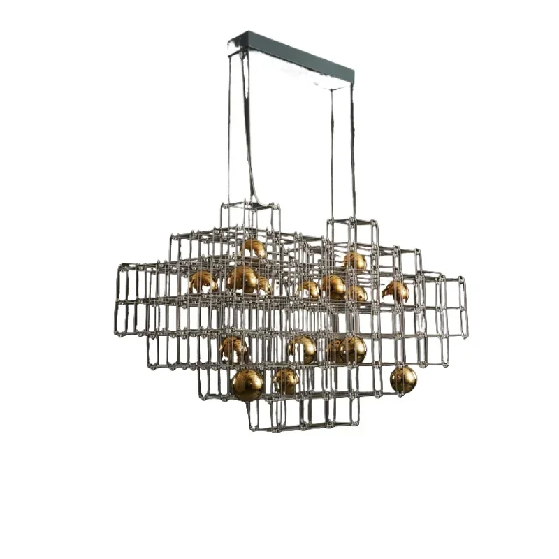 

Baby's breath living room chandelier clothing store chandelier hotel villa loft stairwell duplex chandelier