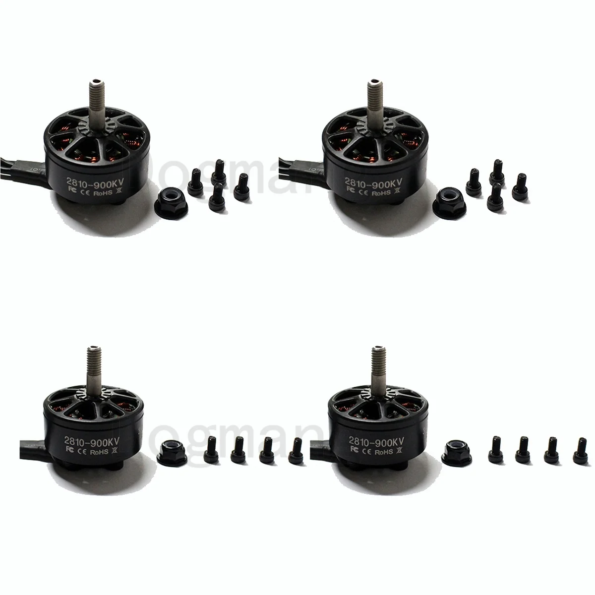 4 قطعة 2810 900KV فرش السيارات ل FPV سباق الطائرة بدون طيار طائرة مزودة بجهاز للتحكم عن بُعد كوادكوبتر 4-6S طويلة المدى 7 بوصة متعددة الدوارات سباق أجزاء