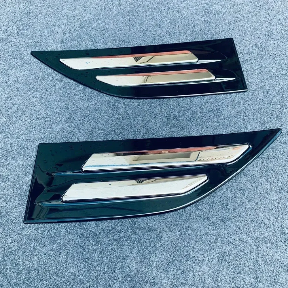 

Для Toyota Voxy 90 Series 2021 2022, АБС-пластик, хромированные детали заднего бокового номерного знака, боковая накладка для заднего багажника, наклейка с лицензией