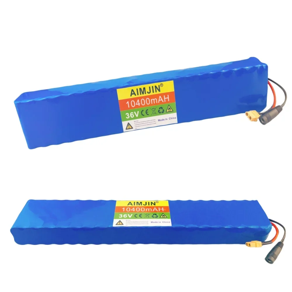 100% New  10S4P 36V 10400mAh electric scooter lithium battery 18650 battery pack 36V 10.4Ah electric scooter battery