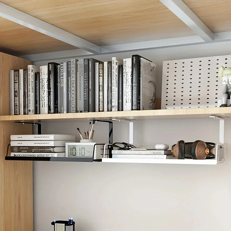 Under Desk Cable Management Tray No Drill Steel Desk Cable Organizers Wire Management Tray Cable Management Rack - view 6