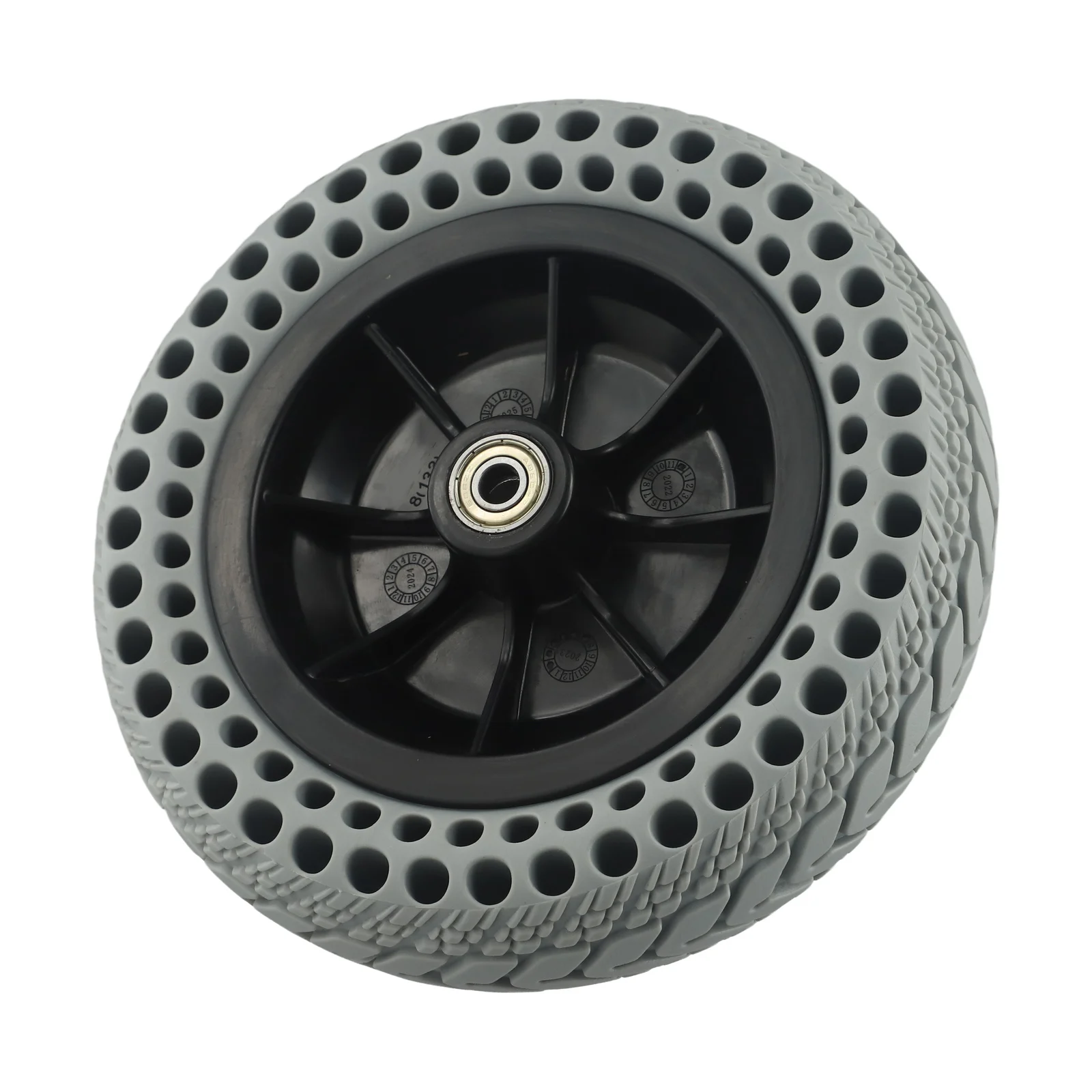 Electric Scooter Wheels Black Grey 8 Inch Wheels Thickened Material Special Tire Lines Stronger And Safer Better Grip