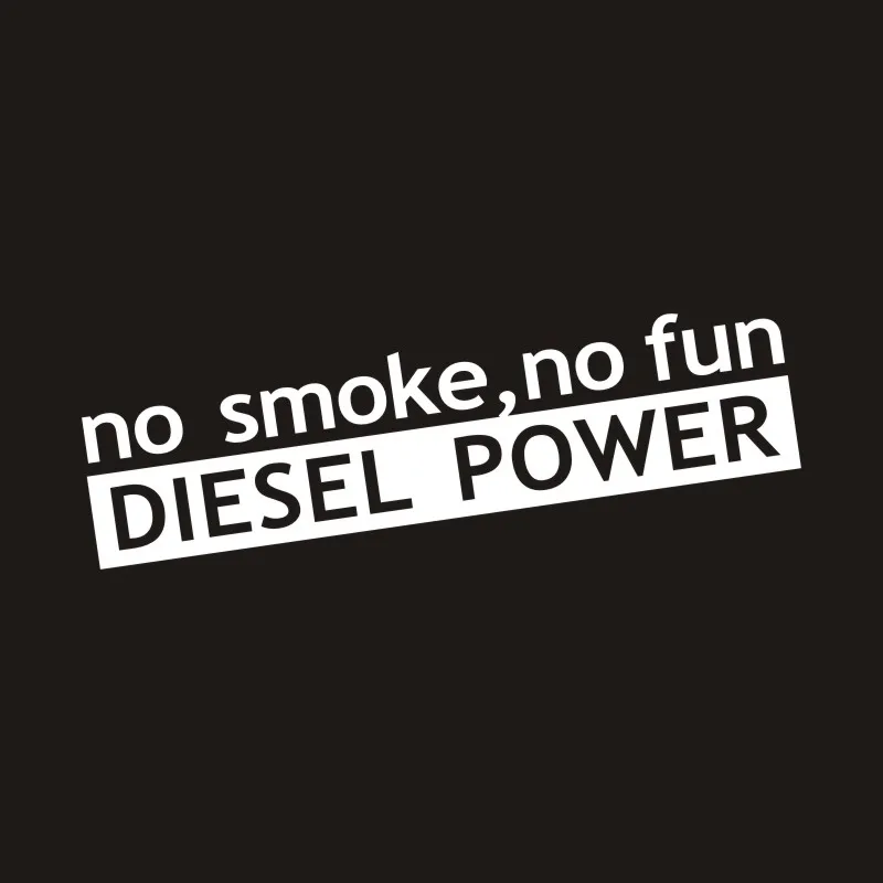 3.5*14.5cm Car Sticker NO SMOKE NO FUN Auto Stickers And Decals Body Waterproof and Sunscreen Vinyl Motorcycle Decal Accessories