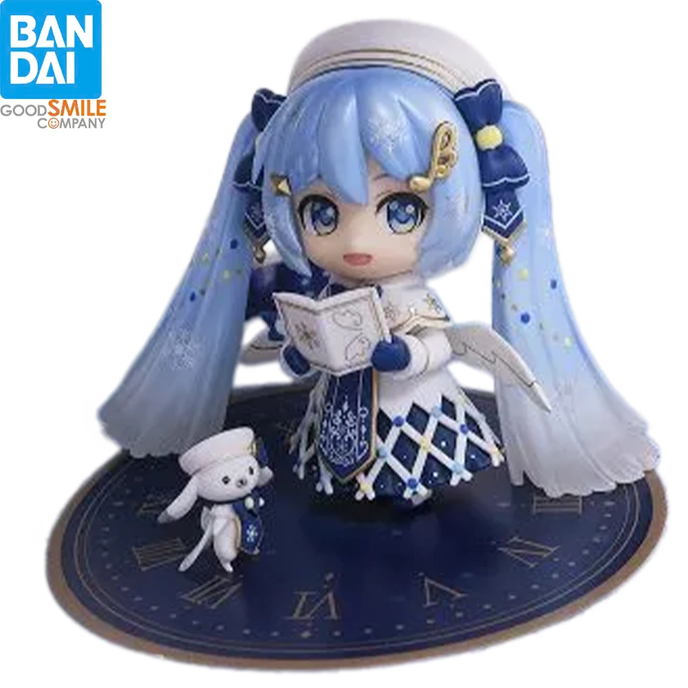 Brand New GSC Vocaloid Snow Miku 10cm Winter Reading Nendoroid Collectible Gift For Anime Lovers And Otaku Fans Desk Decor