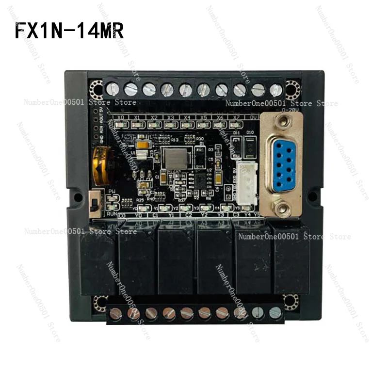 

FX1N-14MR программируемый контроллер PLC релейный модуль задержки постоянного тока 24 В промышленная плата управления с параметровой дисплейной платой