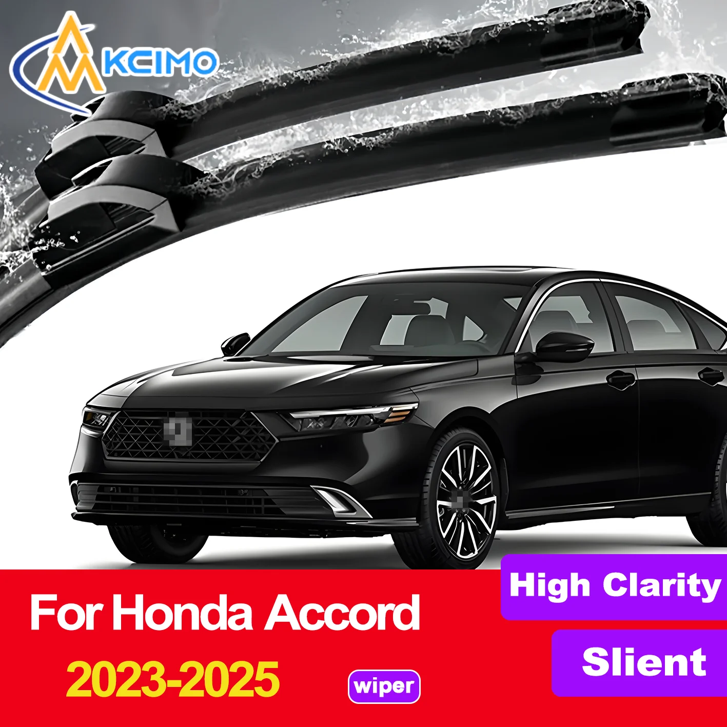 

2PCS HD Wiper Blades for Honda Accord CY1 CY2 2023-2025 Honda Inspire (China; Dongfeng Honda) Front Windshield Accessories 2025