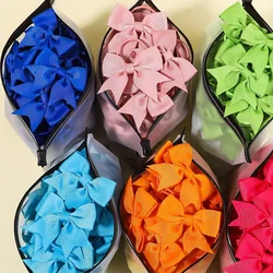 5/10/20pcs Mini feste Schleifen elastische Haar bänder Kinder Mädchen kleines Gummiband Haars eil Pferdes chwanz halter Kopf bedeckung Haarschmuck