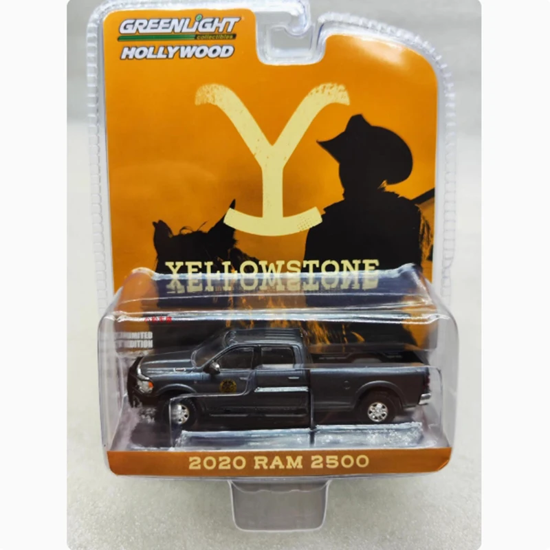 

Литой под давлением Greenlight 1:64 Yellowstone-2020 Ram 2500, пикап, модель автомобиля из сплава, классический сувенир для взрослых, подарок, статический дисплей