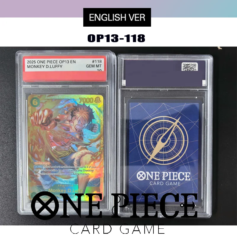 

Diy English Rating Card 2025 ONE PIECE OP13-CARRYING ON HIS WILL #118 MONKEY D. LUFFY Collection Card