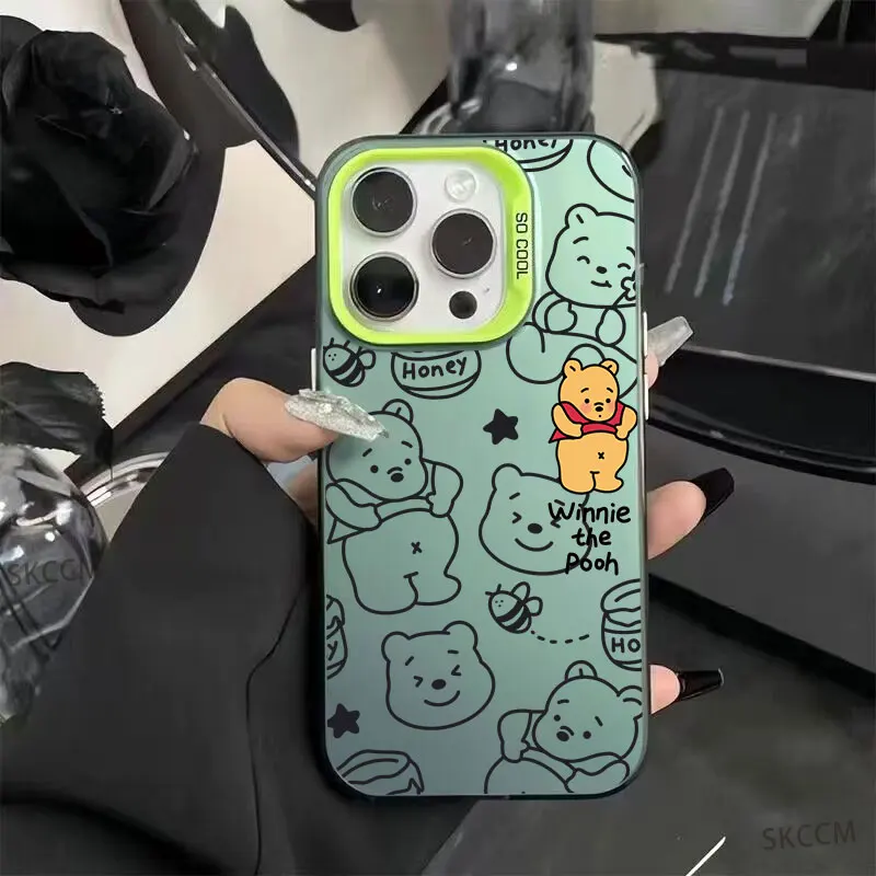 Cute Disneies Winnie Phone Case For Infinix Hot 8 9 10 12 20 30 30i Play Smart  6 7 8 Plus Spark 20 10 Pro Shockproof Back Cover