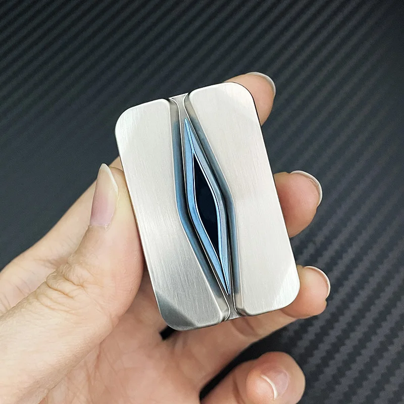 노벨 언리미티드 푸싱 슬라이더 EDC 피젯 토이 아연 합금 패션 피젯 슬라이더 스트레스 해소 장치 성인용 피젯 스피너