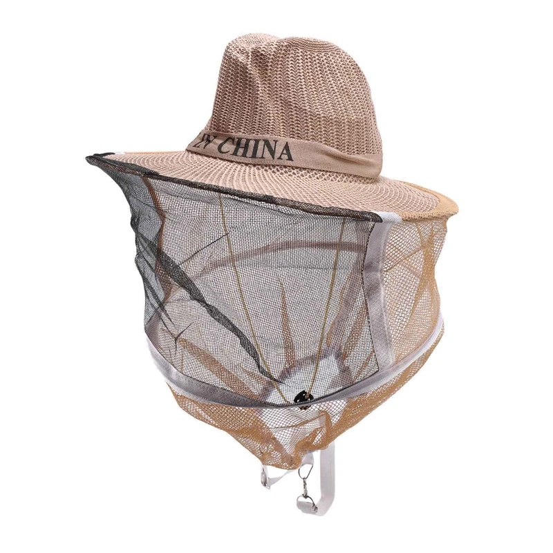 

Hot 4 Pcs Anti Bee Hat Beehive Beekeeping Cowboy Hat Mosquito Bee Insect Net Veil Head Face Protector Beekeeper Equipment