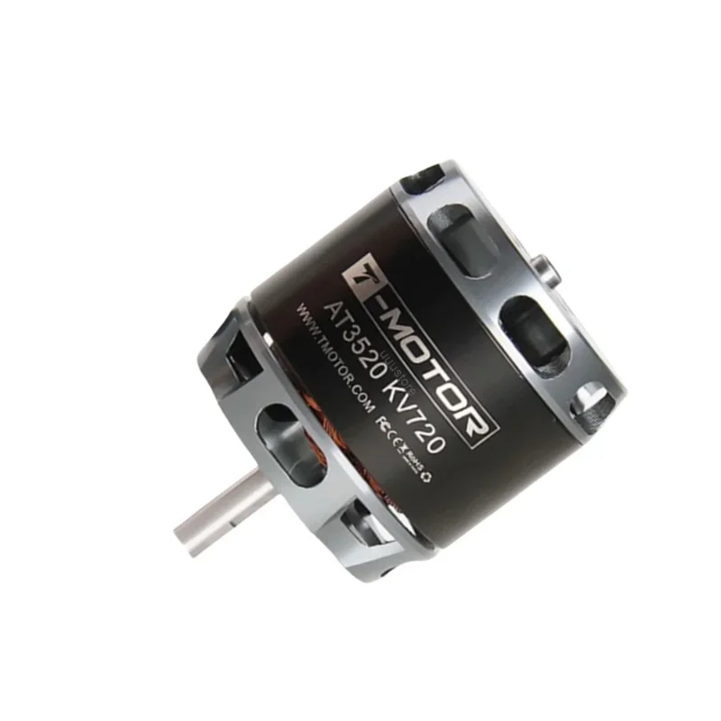T-MOTOR Long Shaft  AT3520  KV550 KV720 KV850 Outer Rotor BRUSHLESS MOTOR for FPV  fixed-wing rc drone Multi-Purpos