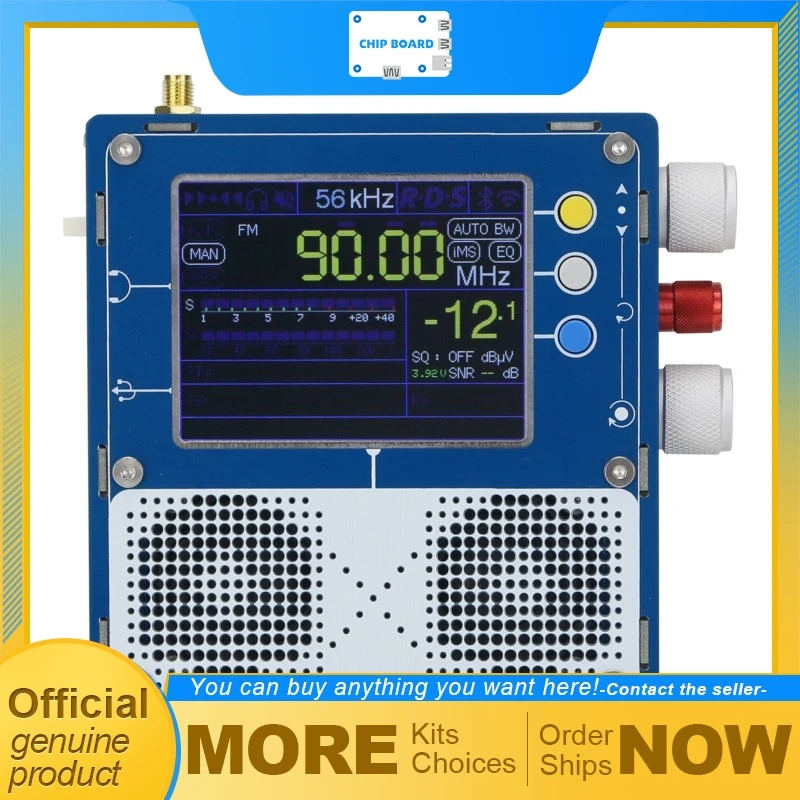 Built-in Preamplifier TEF6686-5.0-LNA-D-T 3.2-inch DSP Radio full band version 5.0 firmware
