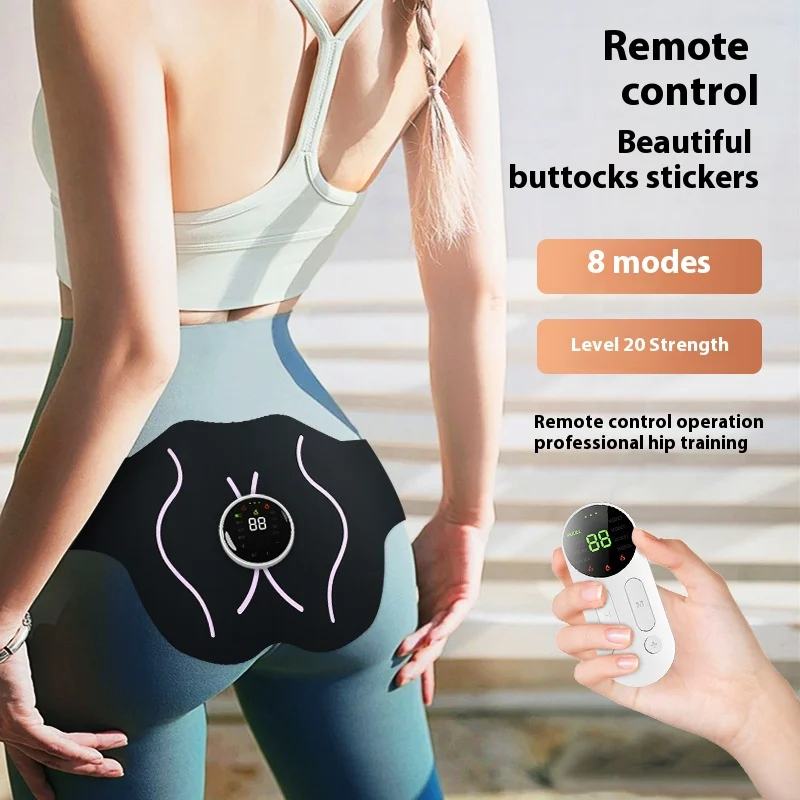 

Wireless EMS Butt Lifter - Gel-Free Auto Adhesive Hip Trainer for Home Fitness & Sensitive Skin Body Shaper