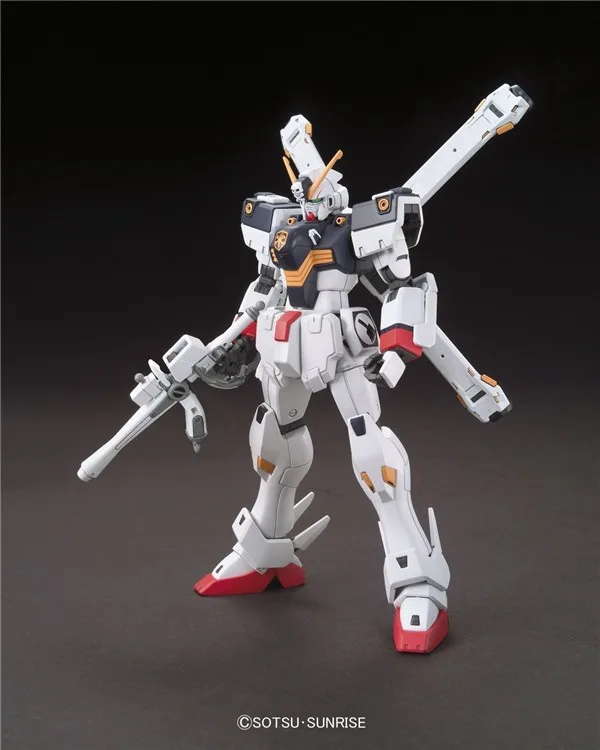 Oryginalne zestawy Bandai Cross Bone Gundam High Grade 1/144 Crossbone Gundam X1 Figurka Akcji Anime Model do Składania Kolekcjonerski Ornament