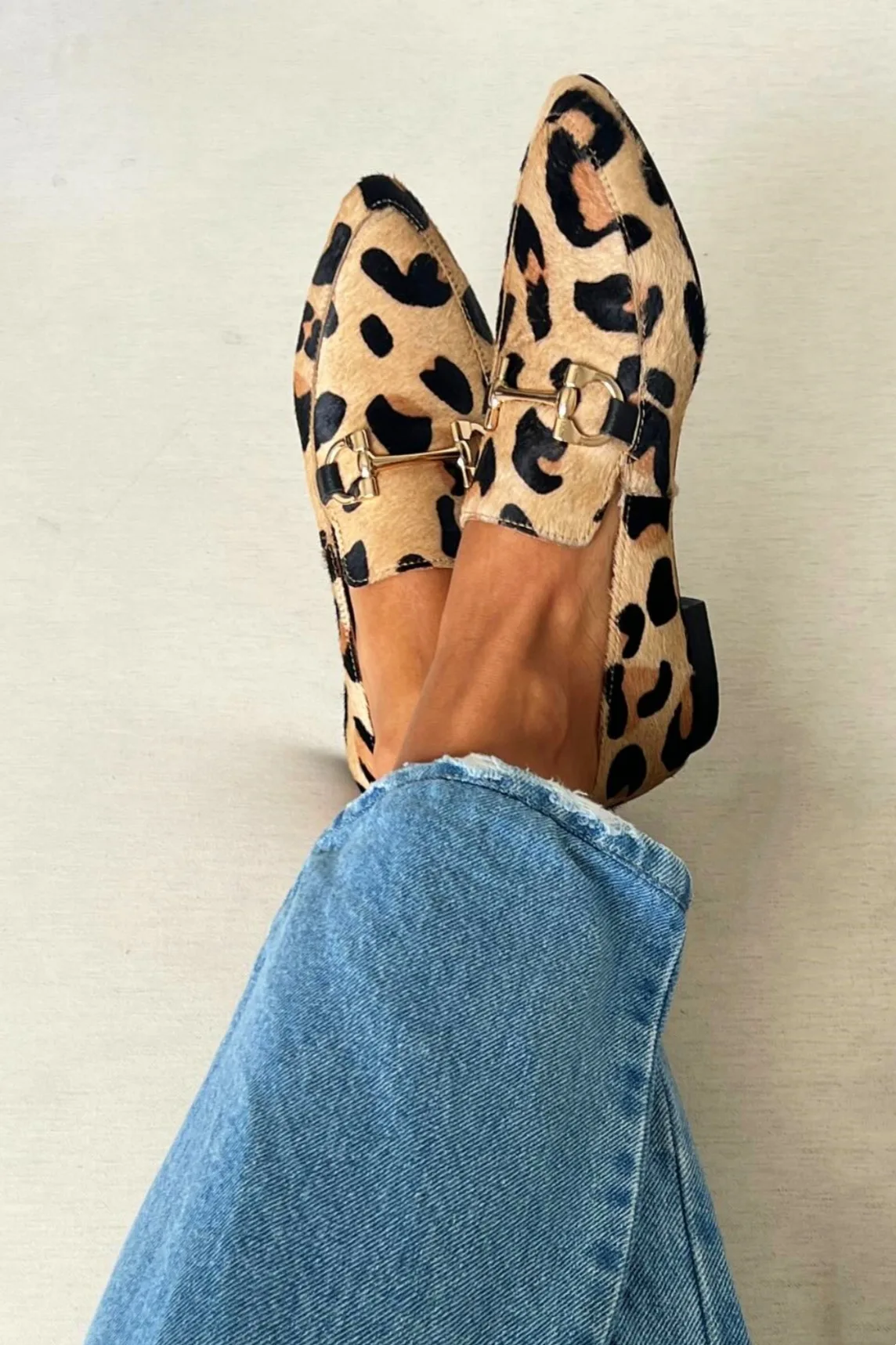 Leopardenmuster Mules Damenschuhe Gr. 40-43 - usage example