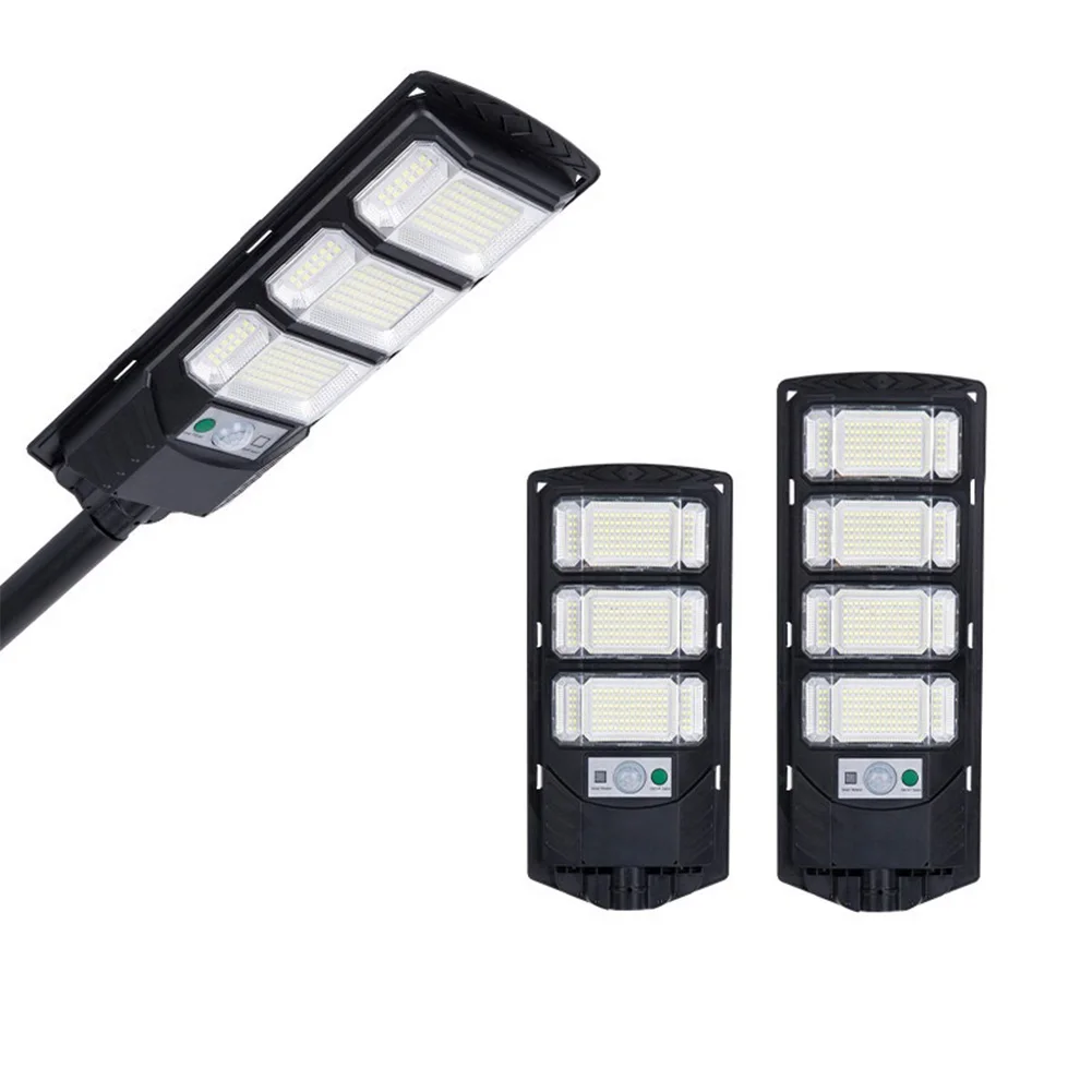 3面ソーラーLEDフラッドライト,モーションディテクター,リモコン付き,誘導ランプ,パティオとパティオの安全街路灯