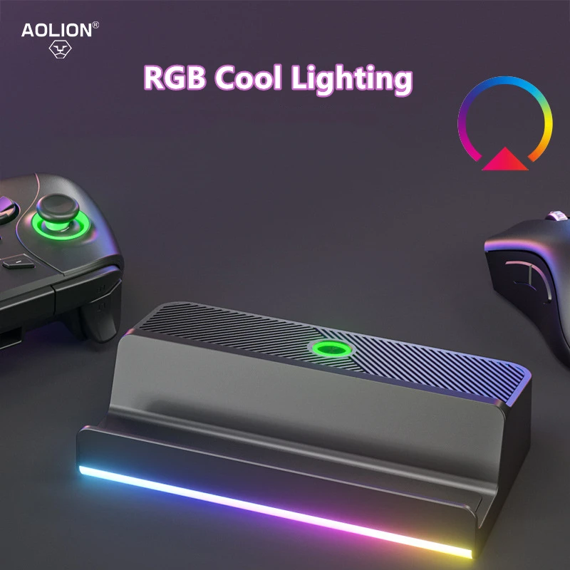 For Steam Deck 4K HDMI-Compatible RGB Video AdapterTV Video Converter Portable Charger Dock For Steam Deck Console Accessories 4