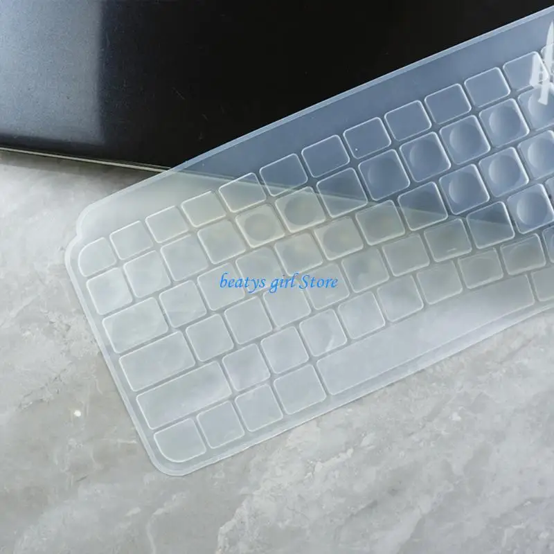 

C7AB Clear Desktop Computer Keyboards Cover Skin for Keys Mini Keyboards