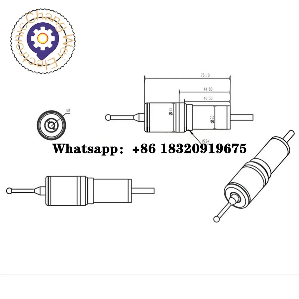 CNC contact type T-25 edge finder probe machine tool wired probe detection sensor automatic centering waterproof Renishaw