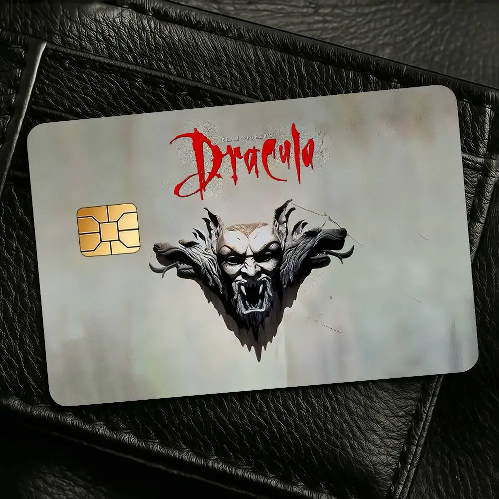 Movie B-Bram Stoker's Dracula Credit Skin Cover Card Stickers 4PCS Film Bus Pass Front Decoration Bank Debit Waterproof