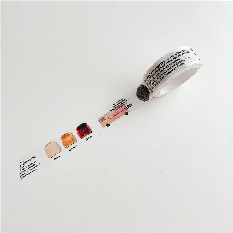

5 Meter Korean Ins Washi Tape Copyright Design Wine Bottle Chain Geometric Decorative Masking Tape for Planner