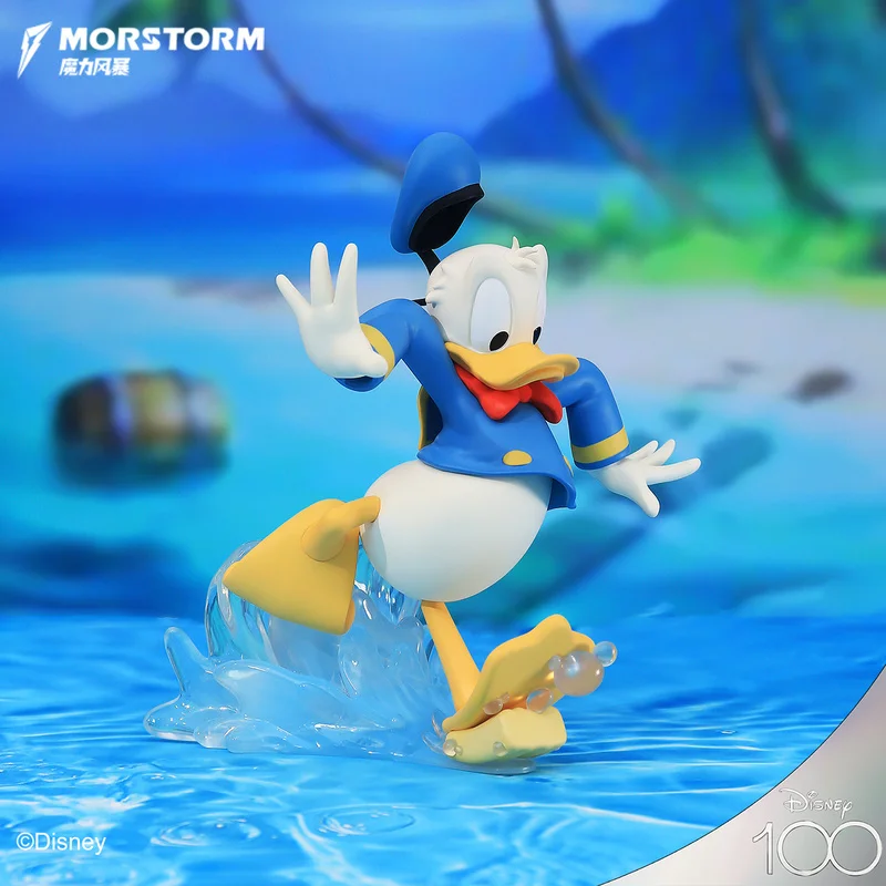 Kartun Disney licin Kawaii Donald Duck Tide Anime boneka tokoh mengumpulkan ornamen Desktop Festival hadiah mainan untuk anak-anak