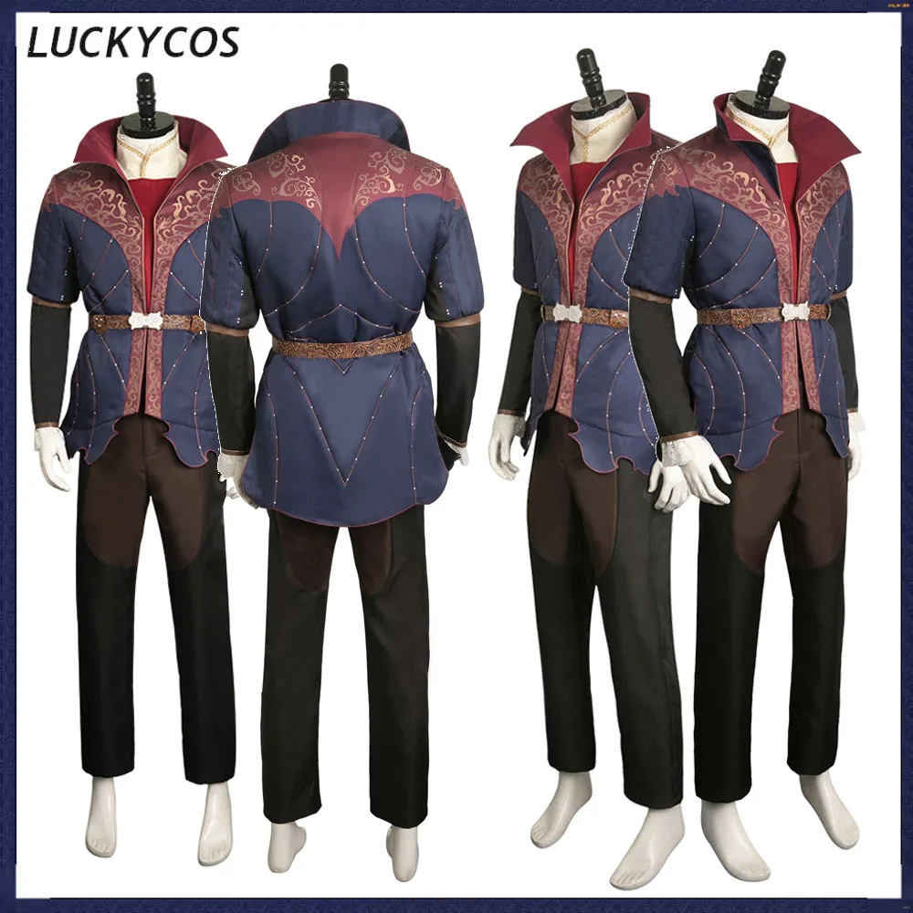 Astarion Cosplay Costume Game Baldur Cos Gate Halloween Fantasia Disguise Suit Adult Man Roleplay Coat Pants Fantasy Outfits