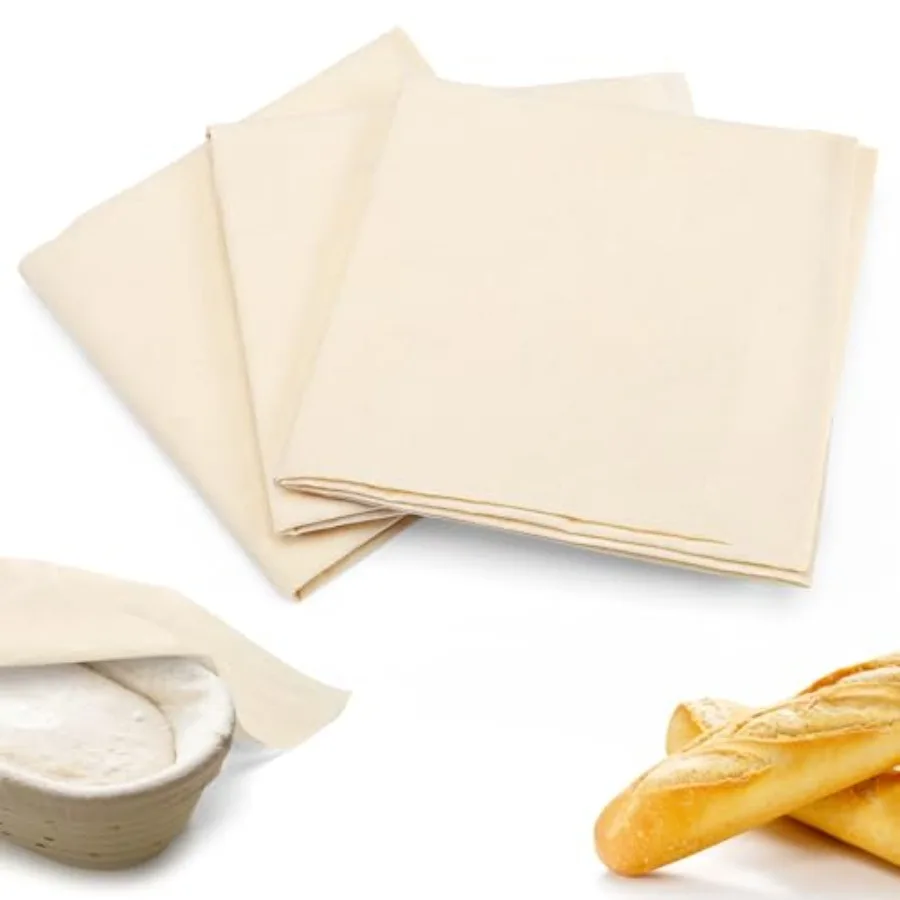 

3 шт., 100 хлопковых чайных полотенец для выпечки, проб 28 пробных корзин для хлеба, мешок для муки, полотенца, защитная ткань для теста Rng B