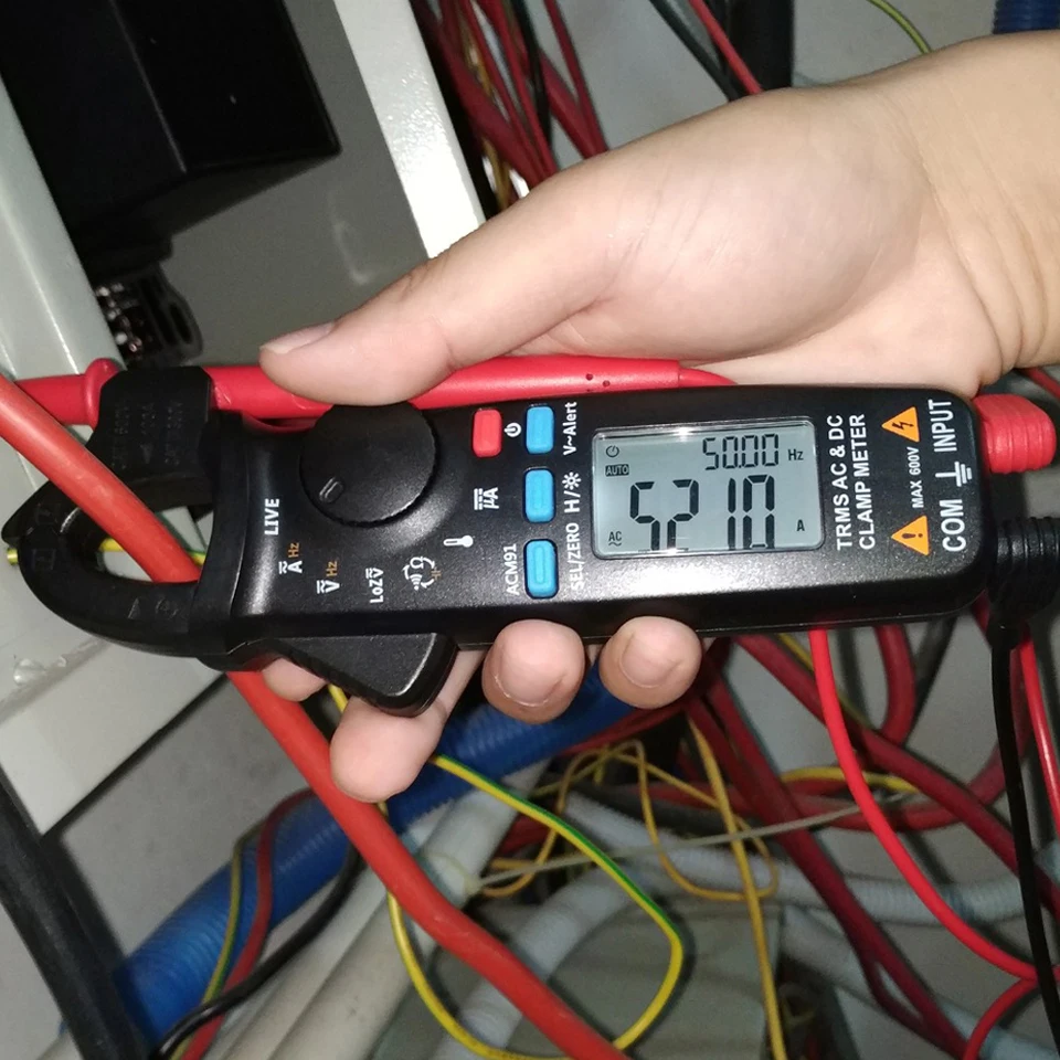 Digitales Zangenmessgerät 1mA Präzisions-Amperemeter DC AC 100A Professionelles Multimeter Auto-Voltmeter Tester – Detail 15