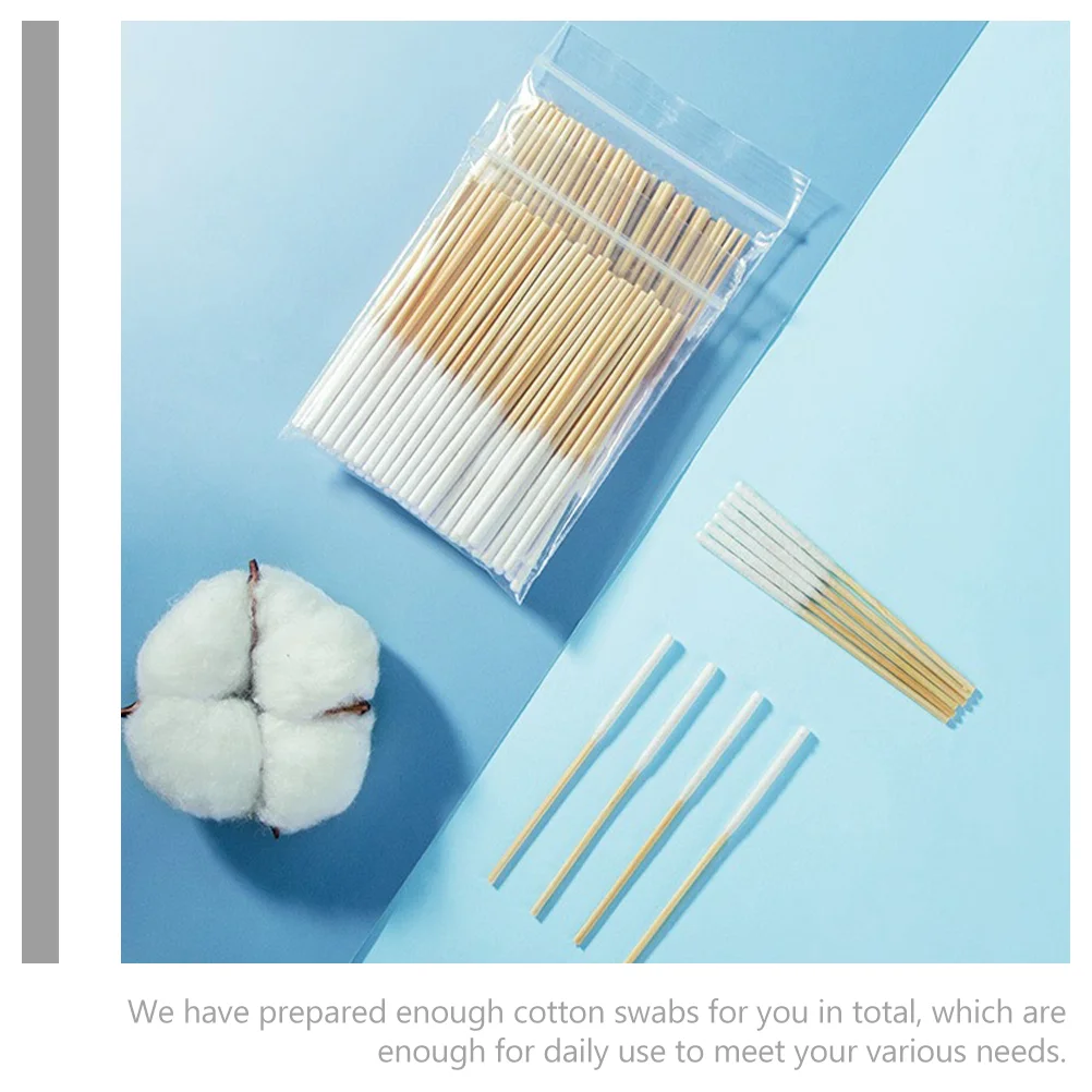 60 ชิ้นความงาม Applicator สําลี Swabs สําหรับผู้หญิงอุปกรณ์แต่งหน้าทําความสะอาดหู