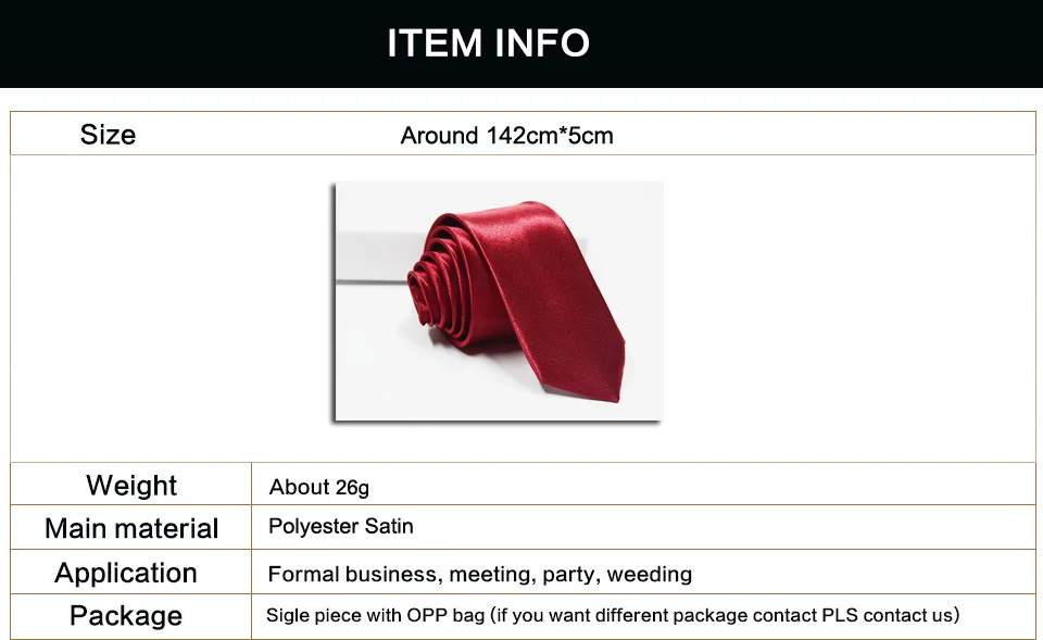 10/12pcs Krawatte für Männer Großhandel 28 einfarbige schlanke Krawatte Polyester Satin Krawatte formelle Party Krawatten Mode täglich Accessoire – Detail 5