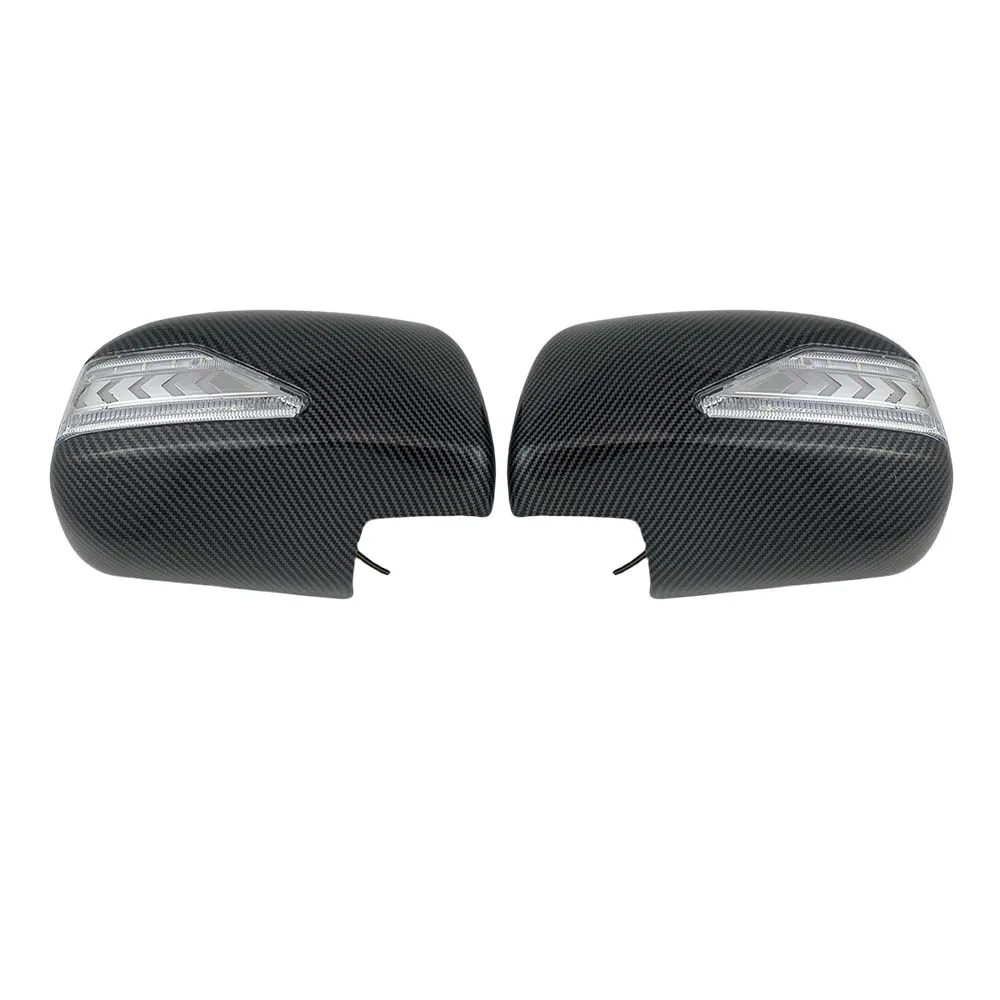 Car Rearview Upgrade For Toyota Tacoma 2005 2008 - 2014 Glossy Black Carbon Side Door Mirror Covers Trim Car Accessories