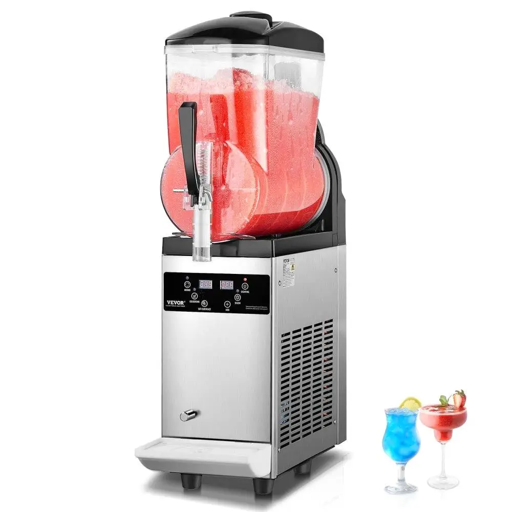 

12L Frozen Drink Maker Commercial Slushy Machine for Margaritas Smoothies and Slushies