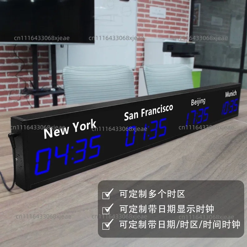 Suitable for 5-zone clock, with calendar display world clock, display year, month, day, with GPS automatic calibration time