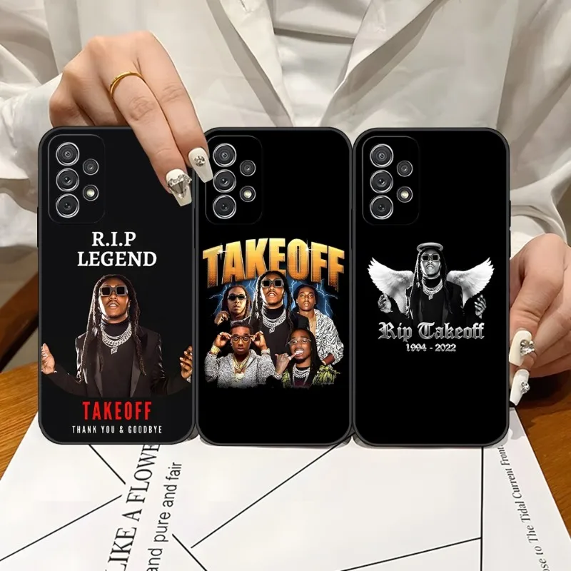 Rapper Takeoff Phone Case For Samsung A54 A14 A33 A13 A21 A34 A71 A31 A22 A53 A52 A73 A32 A50 A20 A40 A23 A24 Cover