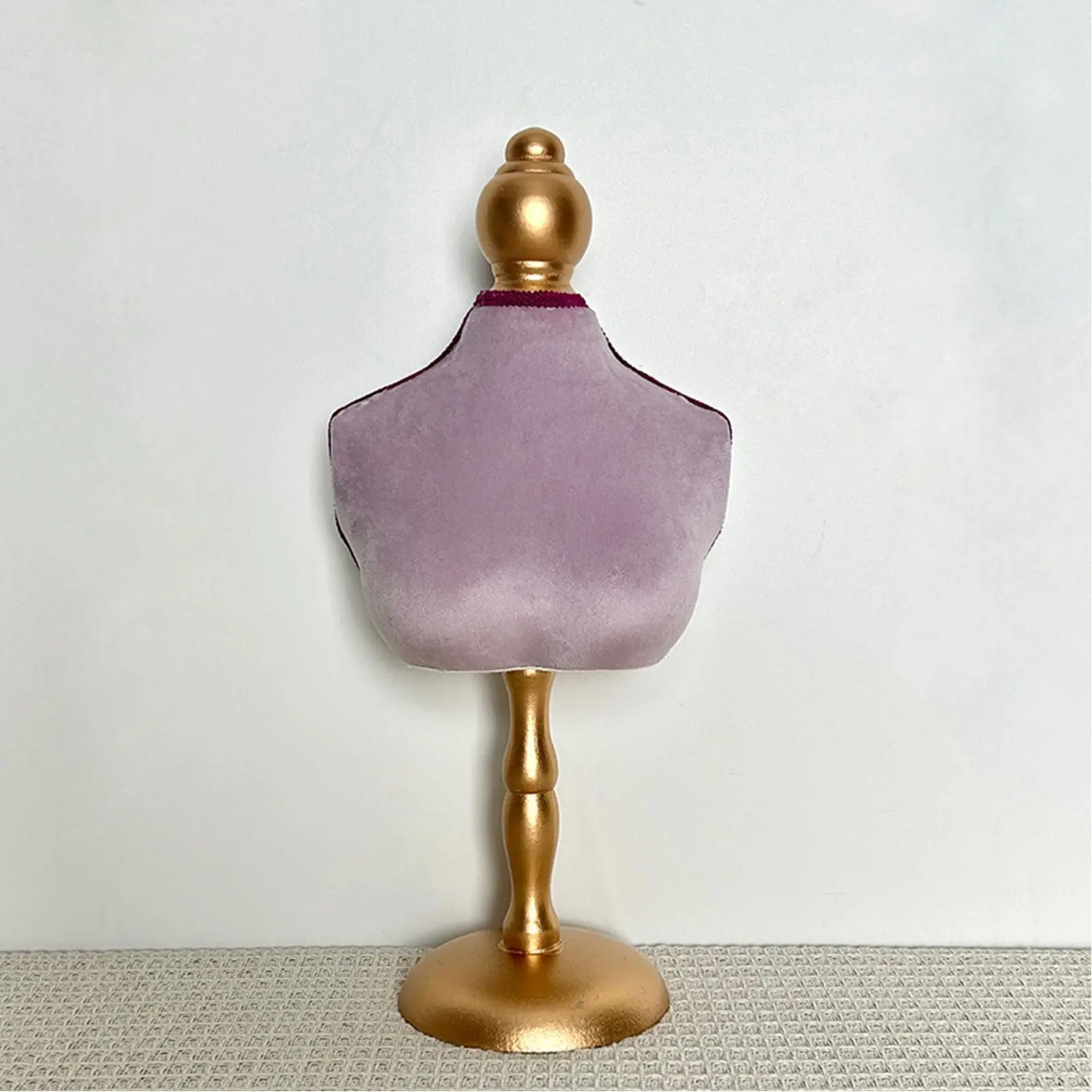 

Bust Necklace Display Stand Necklace Mannequin Decorative Elegant Pendant Chain Display Holder for Shelves Retail Stores Show