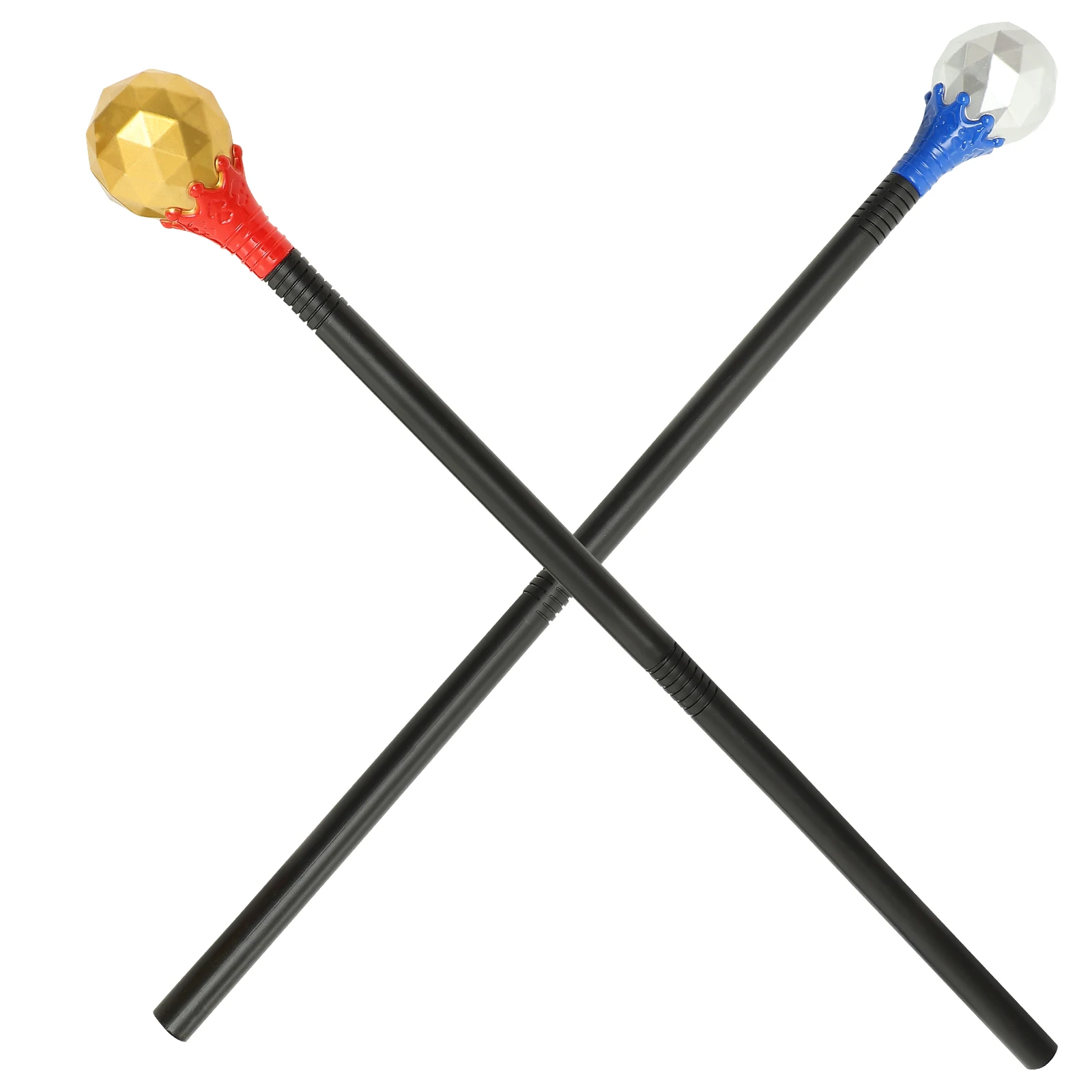 

2pcs Scepter Toy Halloween Pharaoh Wand Plastic Cosplay Prop Party Stage Costume Accessory Funny Novelty Wand Toys for Men