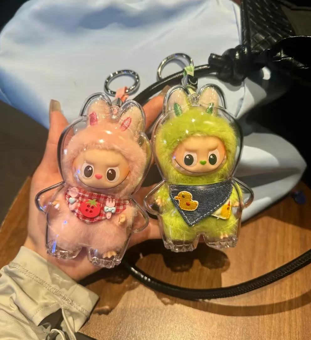 

Labubu4.0 Scratch-resistant and Scratch-resistant Transparent Bag Pendant Protective Case, Labubu Accessory Acrylic Hard Case