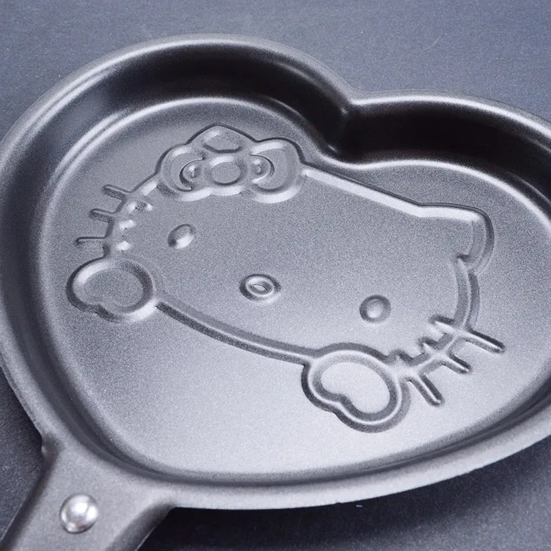 Hello Kitty Mickey desenhos animados Egg Pan, Pequeno-almoço para crianças Non Stick Pan, Kawaii Início Outdoor Camping