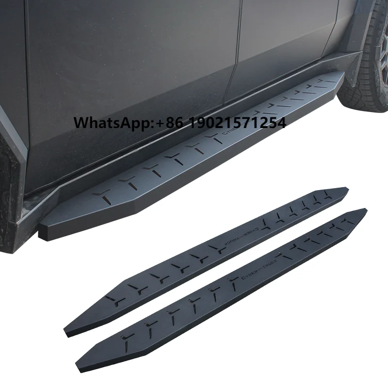 

Cybertruck Accessories Exterior Running Boards with Nerf Bars Side Steps and Brackets for Cybertruck