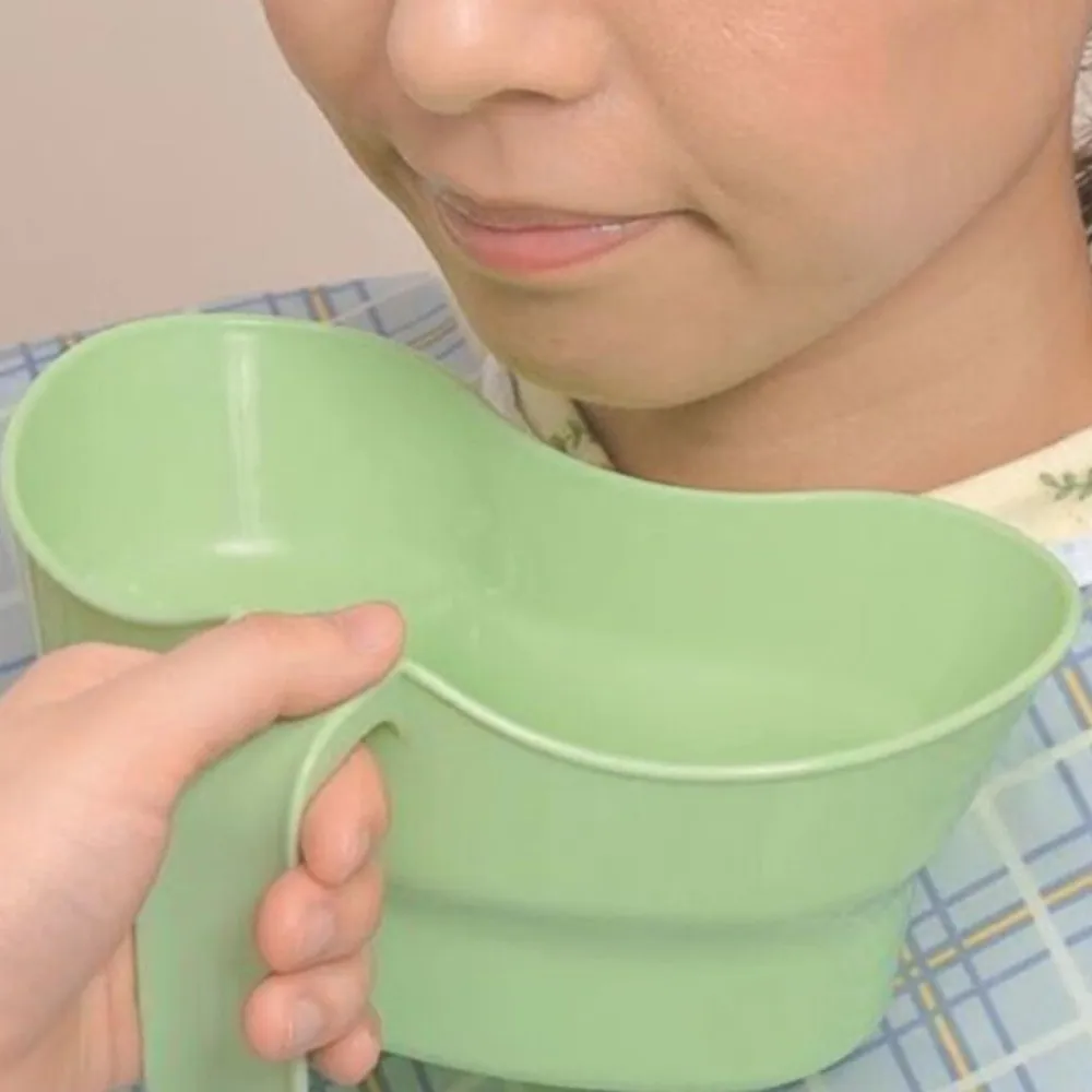Practical Plastic Emesis Basin With Handle For Patient Care_voghion.com