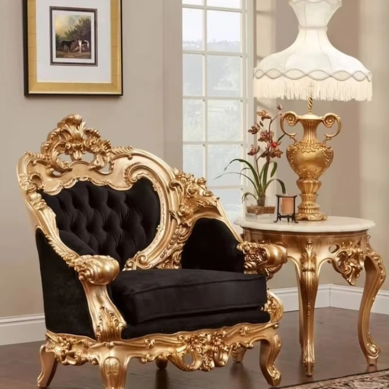 Sofa with table Luxury single sofa furniture Living room furniture