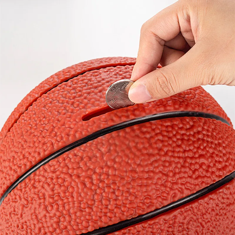 Football Basketball Children's Piggy Bank Boys Can Save Desktop Decoration