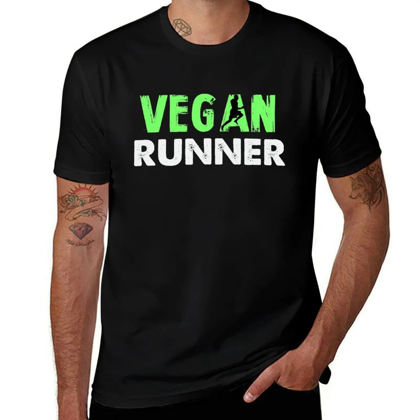 

Vegan Runner T-Shirt man t shirts high quality luxury brand man t shirt designer T-Shirt