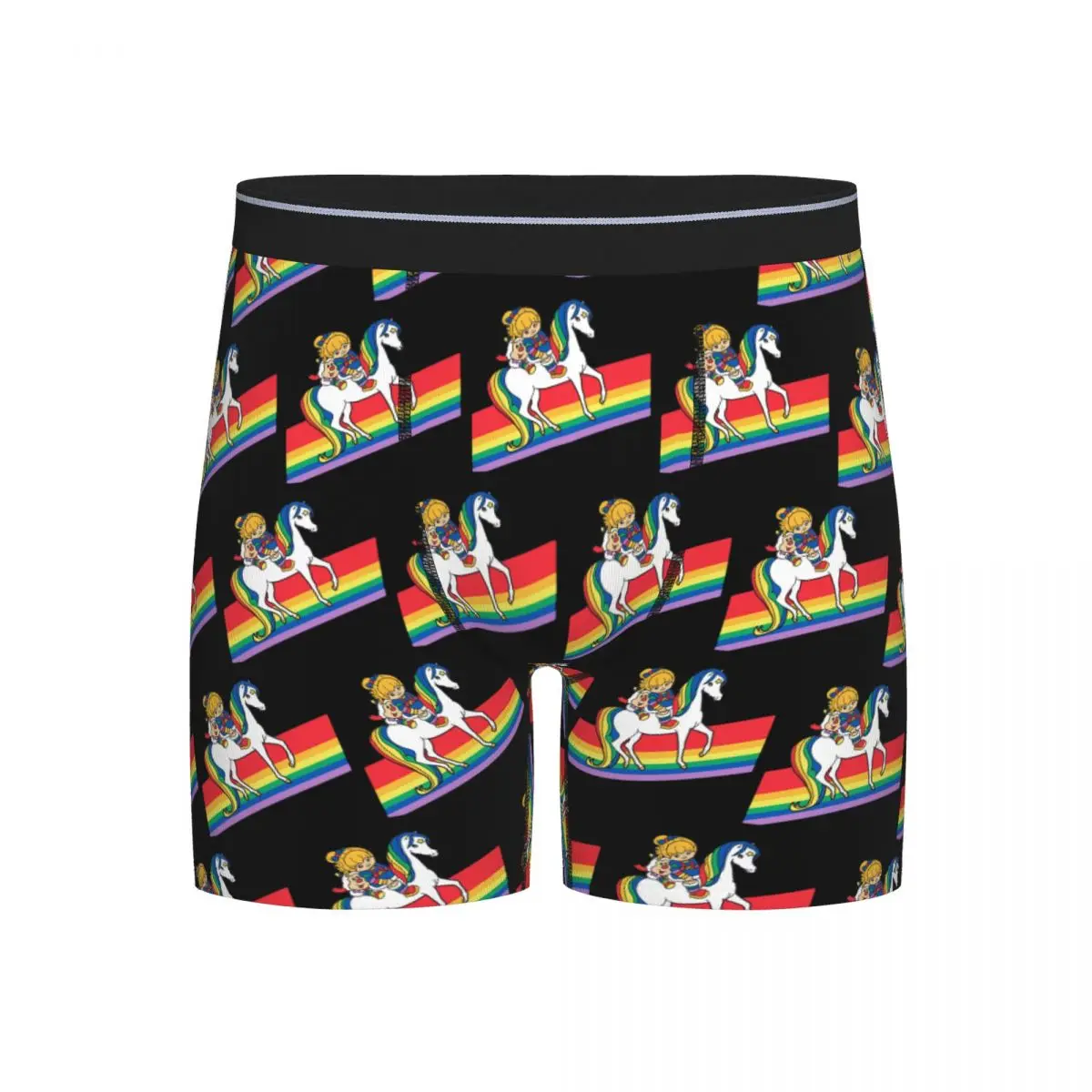 

Long Boxer Underpants Shorts Rainbow Brite And Friends - Retro 80s Cartoon Design Panties Men Underwear for Man Boyfriend Gifts