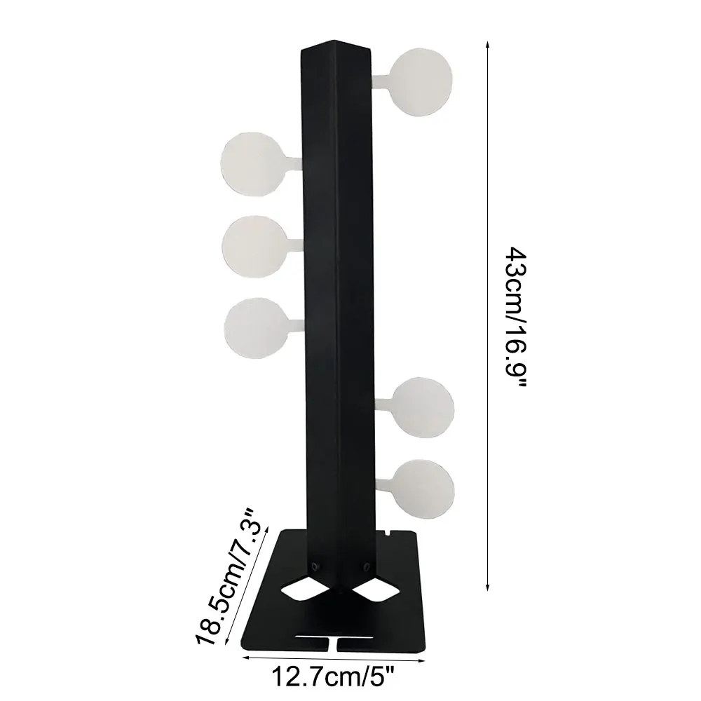 Stand Shooting Target Heavy Duty Metal Shooting Targets Swing Rotating Auto Reset Trainning Targets for Airsoft BB Gun Paintball