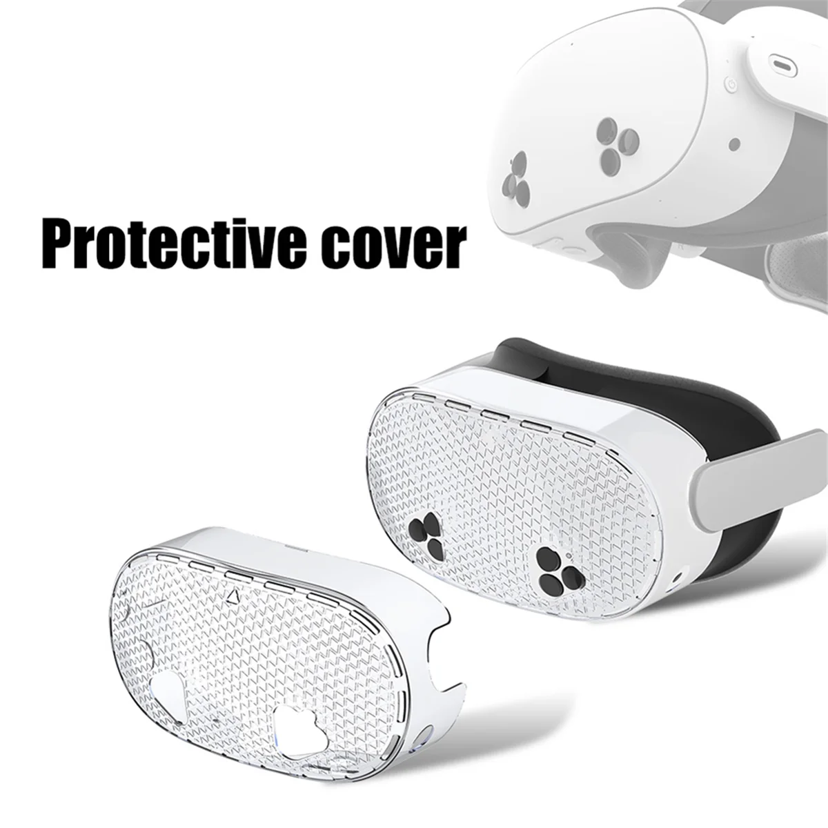Для Meta Quest3S VR гарнитура силиконовый защитный чехол от царапин и падения полный чехол VR аксессуары