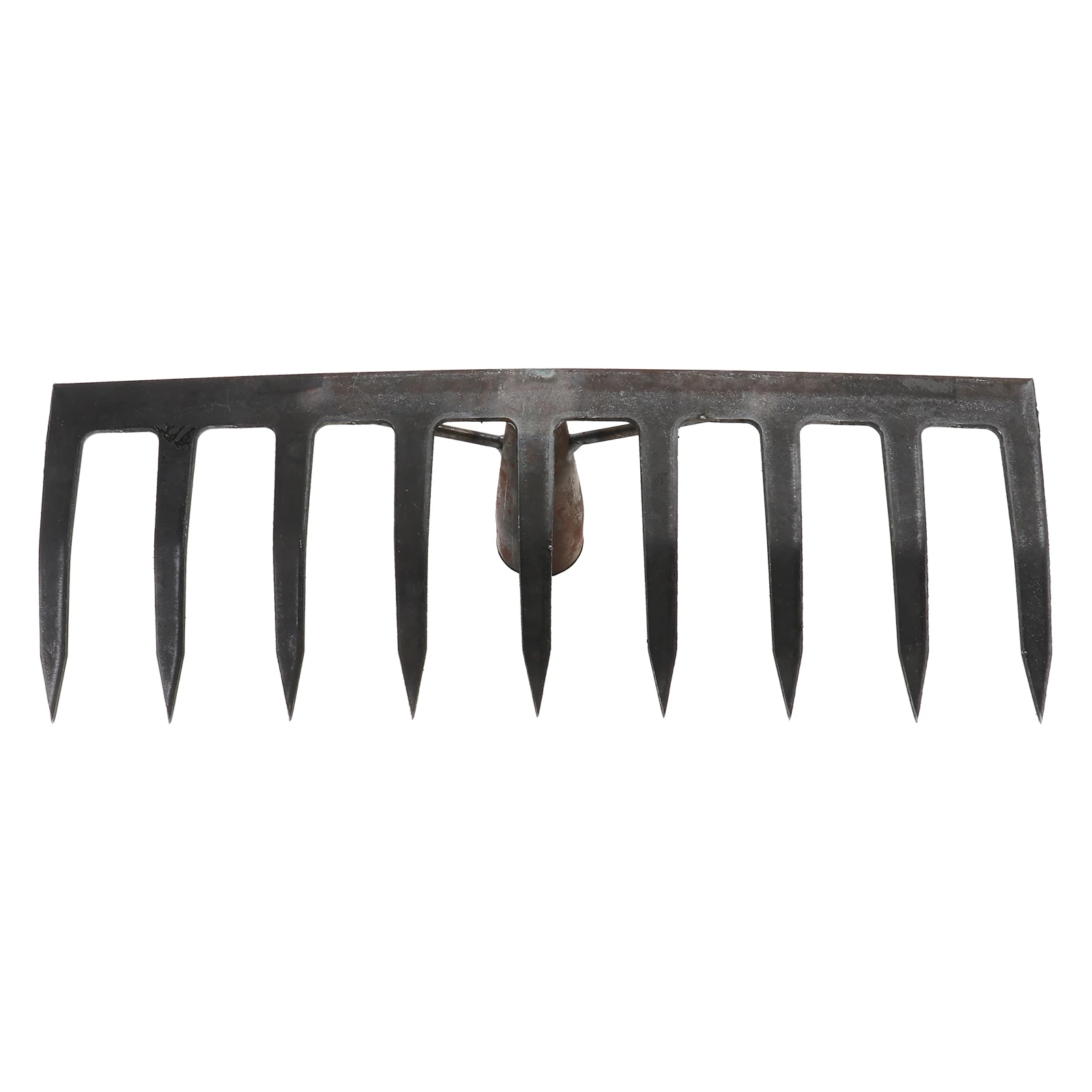 

Garden Rake Cultivator Tool Steel Tines Loosening Soil Mixing Durable Sturdy Lawn Aeration Planting Farm Implement